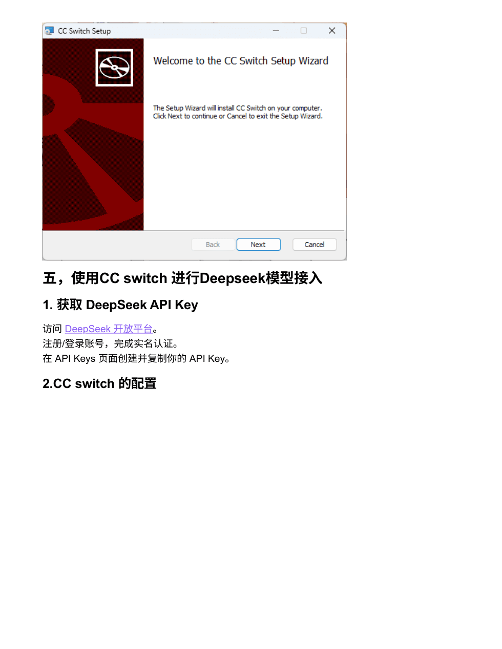 进入 DeepSeek 开放平台