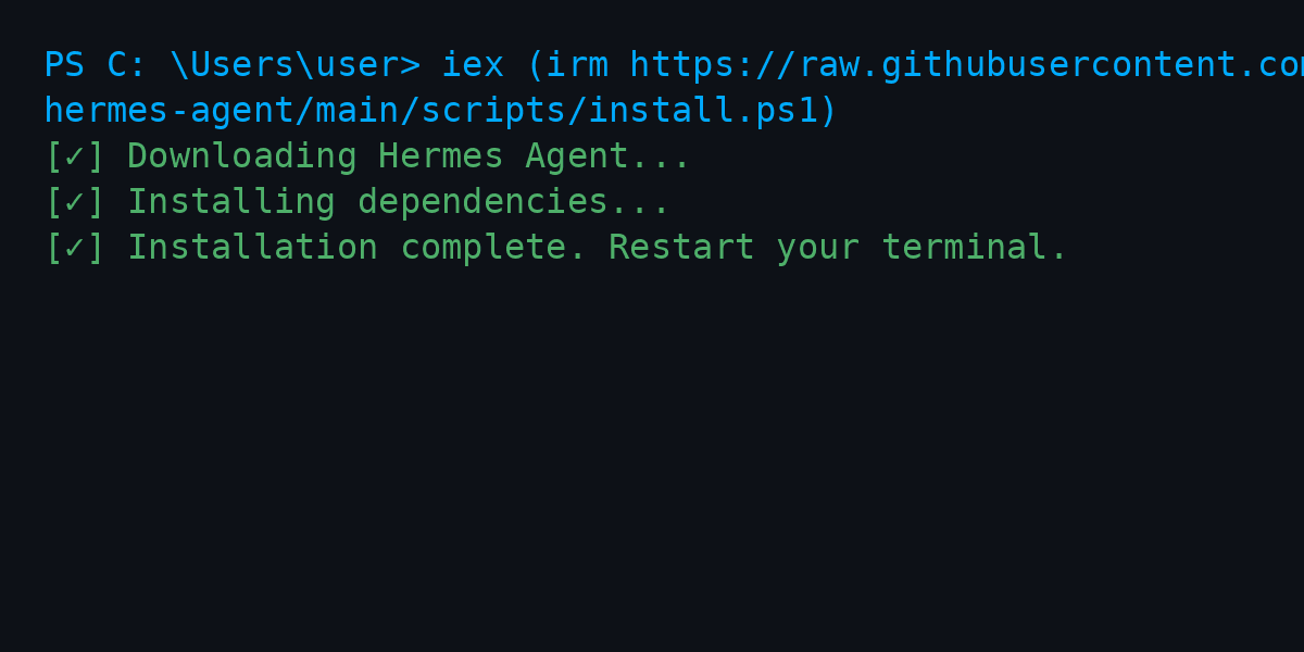 在 PowerShell 里运行安装器